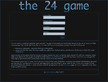 Tablet Screenshot of 24.zachrattner.com